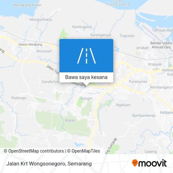 Peta Jalan Krt Wongsonegoro