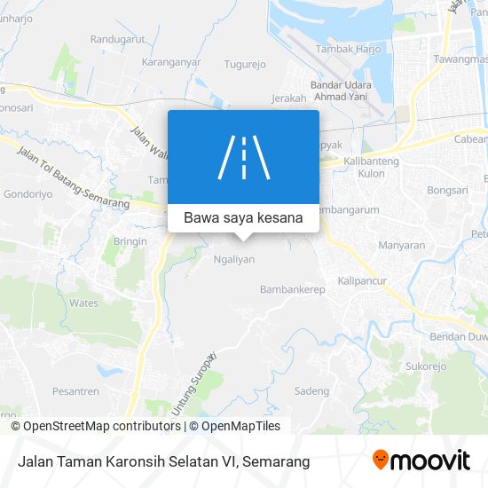 Peta Jalan Taman Karonsih Selatan VI