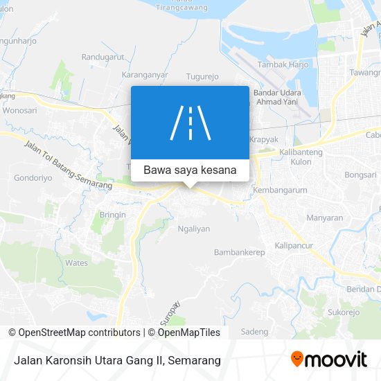 Peta Jalan Karonsih Utara Gang II
