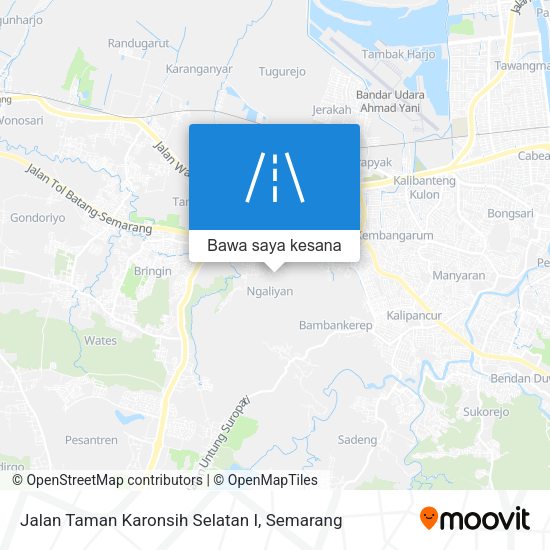 Peta Jalan Taman Karonsih Selatan I