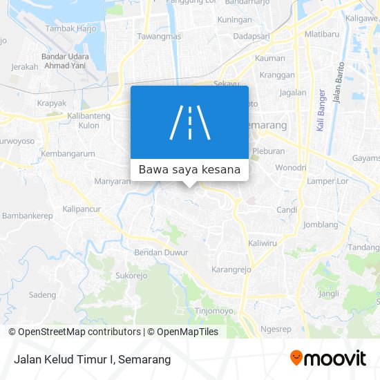 Peta Jalan Kelud Timur I