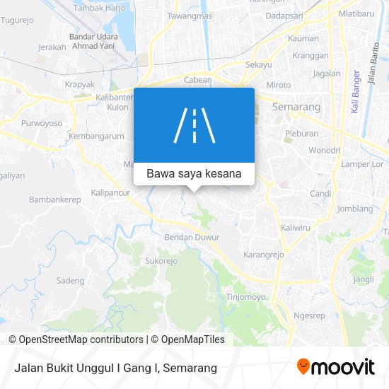 Peta Jalan Bukit Unggul I Gang I