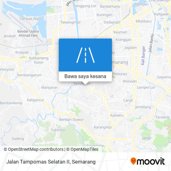 Peta Jalan Tampomas Selatan II