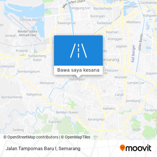 Peta Jalan Tampomas Baru I