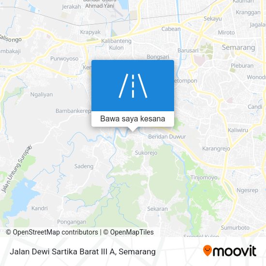 Peta Jalan Dewi Sartika Barat III A