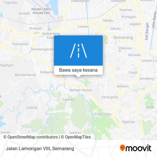 Peta Jalan Lamongan VIII