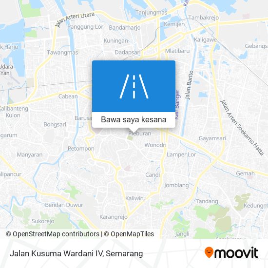 Peta Jalan Kusuma Wardani IV