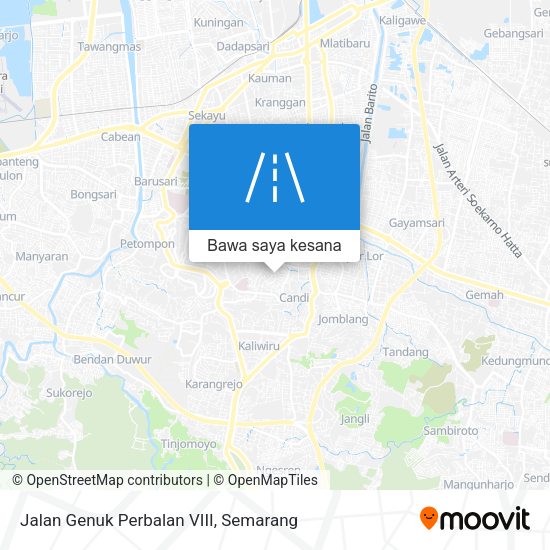 Peta Jalan Genuk Perbalan VIII