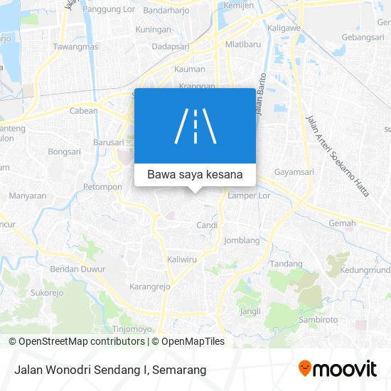 Peta Jalan Wonodri Sendang I