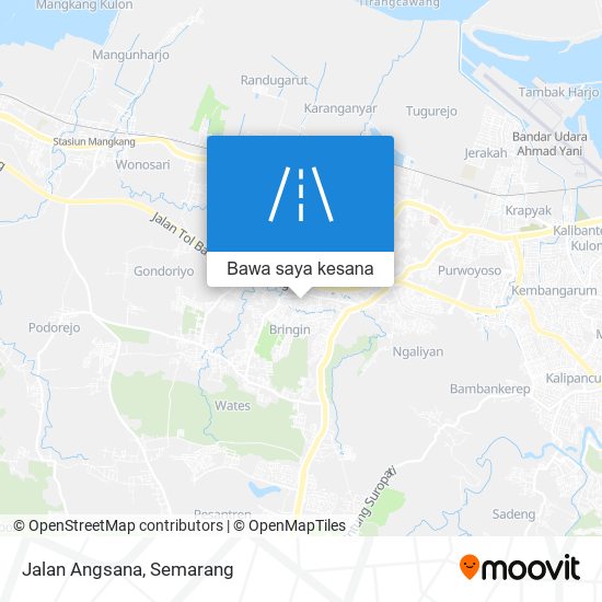 Peta Jalan Angsana