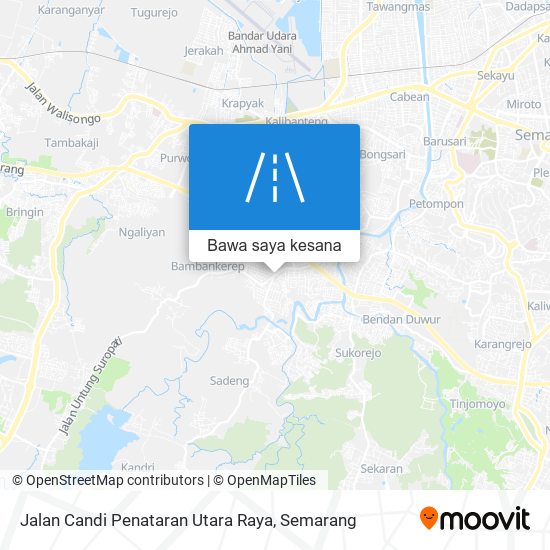 Peta Jalan Candi Penataran Utara Raya