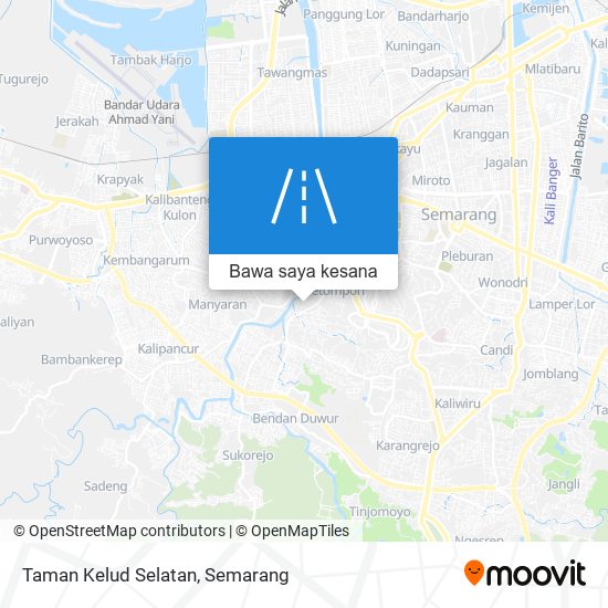 Peta Taman Kelud Selatan