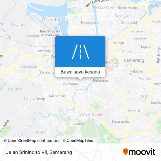 Peta Jalan Srinindito VII
