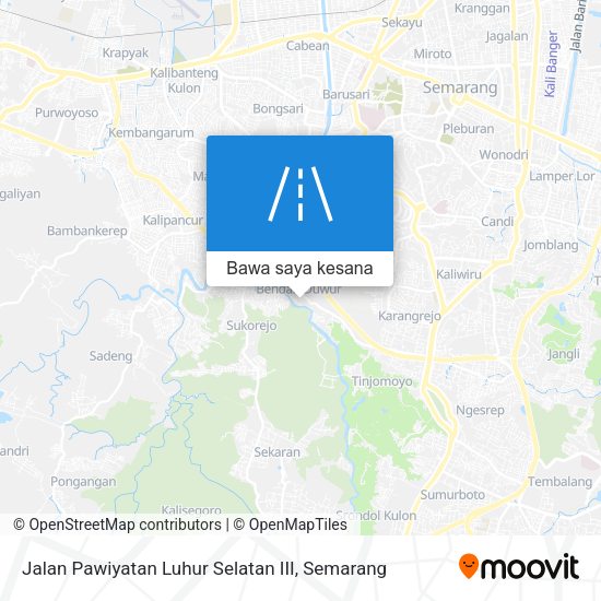 Peta Jalan Pawiyatan Luhur Selatan III
