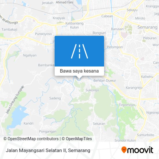 Peta Jalan Mayangsari Selatan II