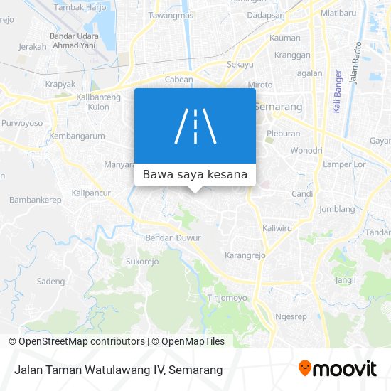 Peta Jalan Taman Watulawang IV