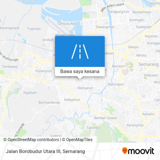 Peta Jalan Borobudur Utara III