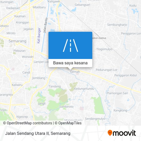 Peta Jalan Sendang Utara II