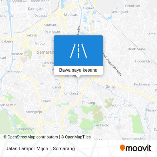 Peta Jalan Lamper Mijen I