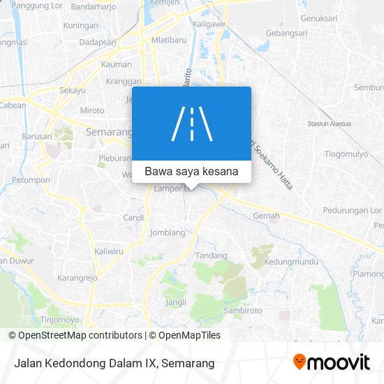 Peta Jalan Kedondong Dalam IX