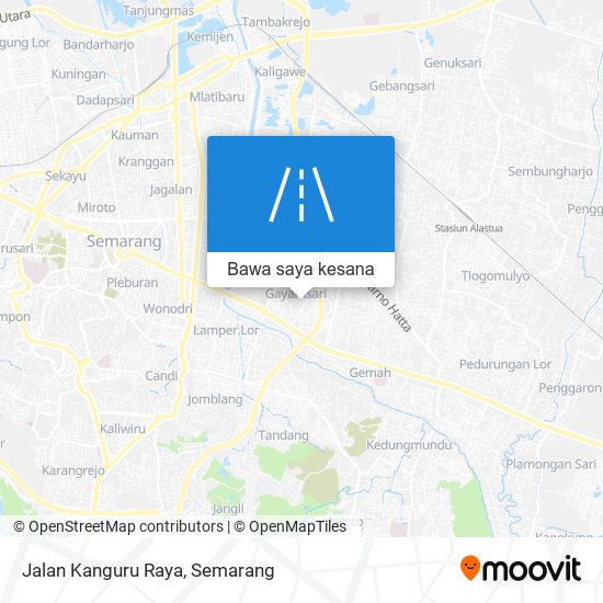 Peta Jalan Kanguru Raya