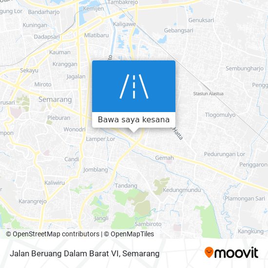 Peta Jalan Beruang Dalam Barat VI