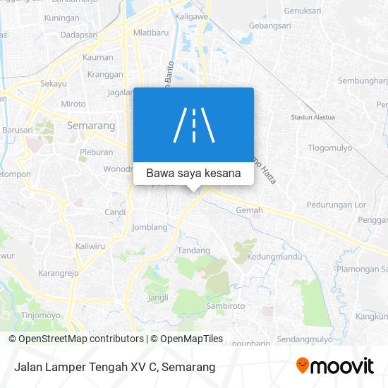 Peta Jalan Lamper Tengah XV C