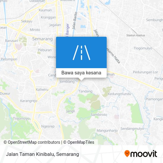 Peta Jalan Taman Kinibalu