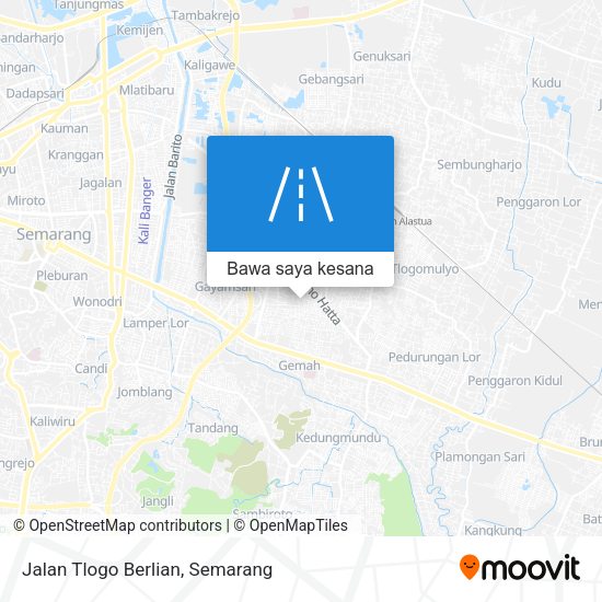 Peta Jalan Tlogo Berlian