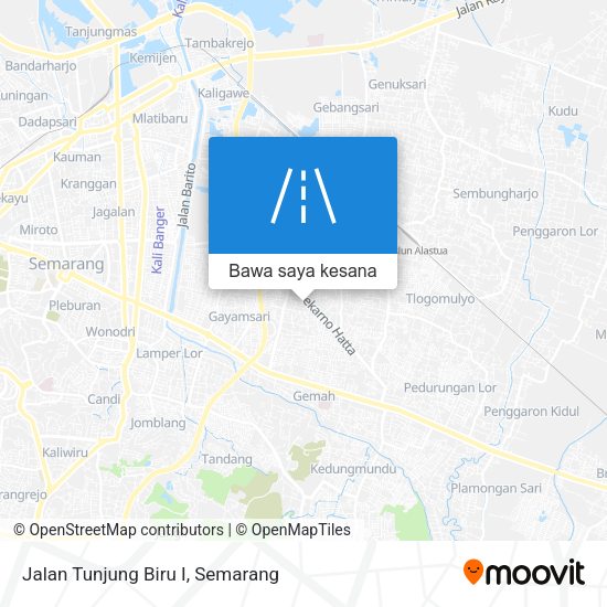 Peta Jalan Tunjung Biru I