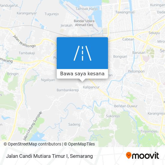 Peta Jalan Candi Mutiara Timur I