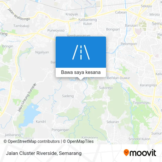 Peta Jalan Cluster Riverside