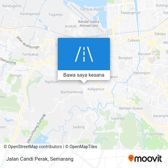Peta Jalan Candi Perak