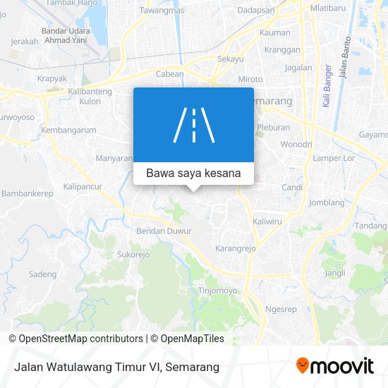 Peta Jalan Watulawang Timur VI