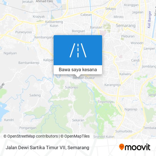 Peta Jalan Dewi Sartika Timur VII