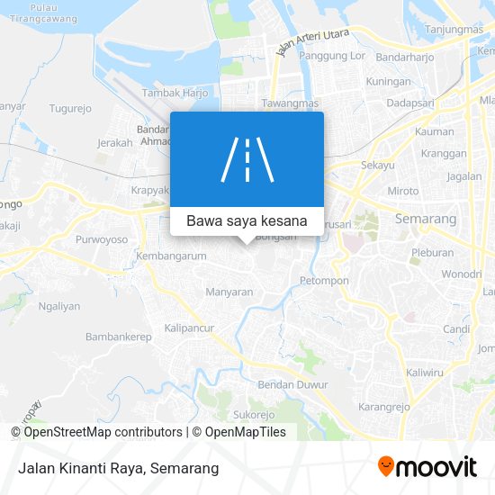 Peta Jalan Kinanti Raya