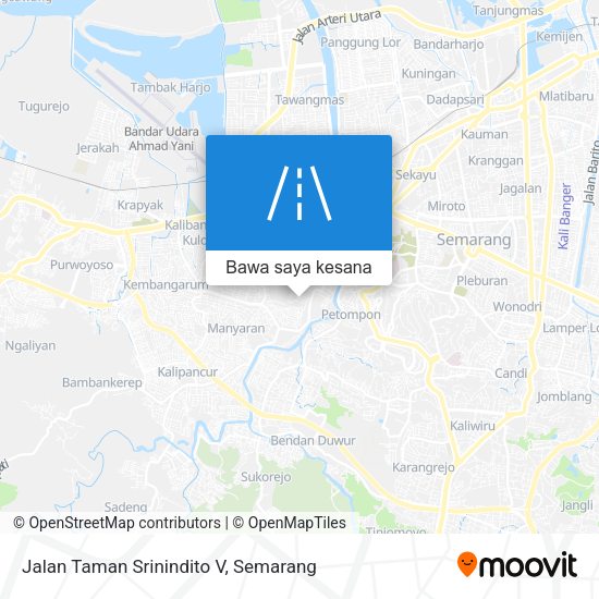 Peta Jalan Taman Srinindito V