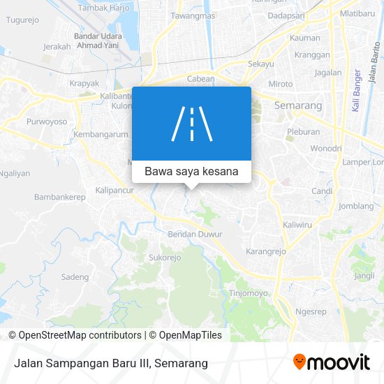 Peta Jalan Sampangan Baru III