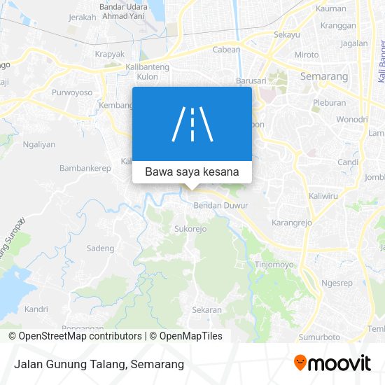 Peta Jalan Gunung Talang