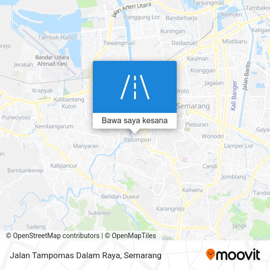 Peta Jalan Tampomas Dalam Raya