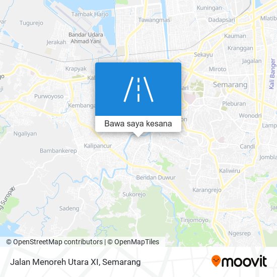 Peta Jalan Menoreh Utara XI