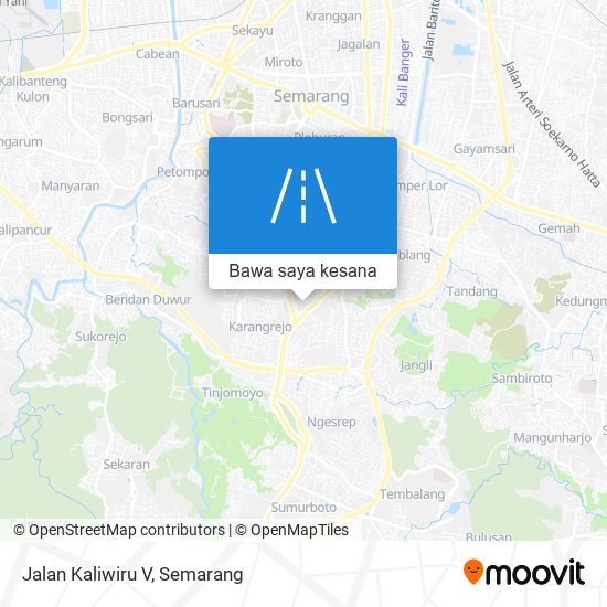 Peta Jalan Kaliwiru V