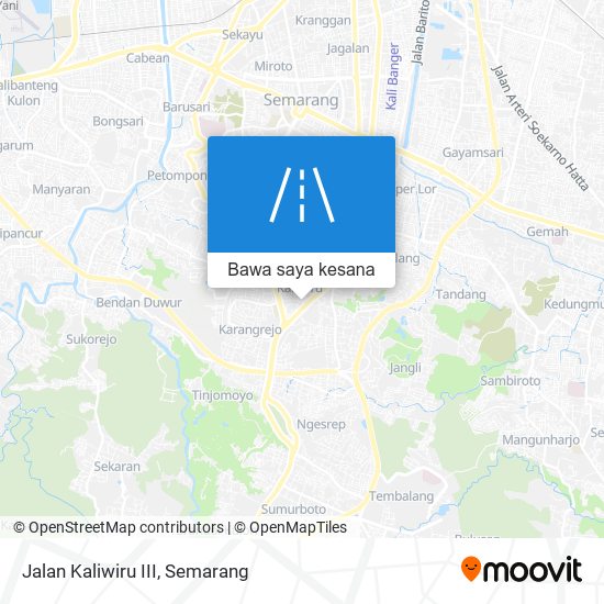 Peta Jalan Kaliwiru III