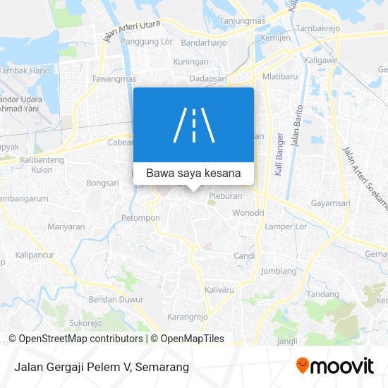 Peta Jalan Gergaji Pelem V