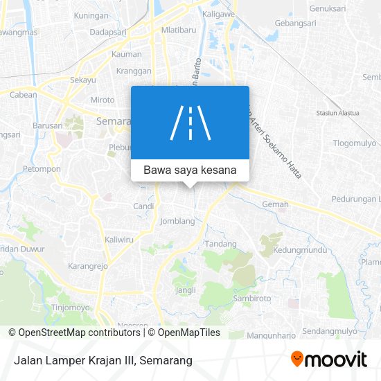 Peta Jalan Lamper Krajan III