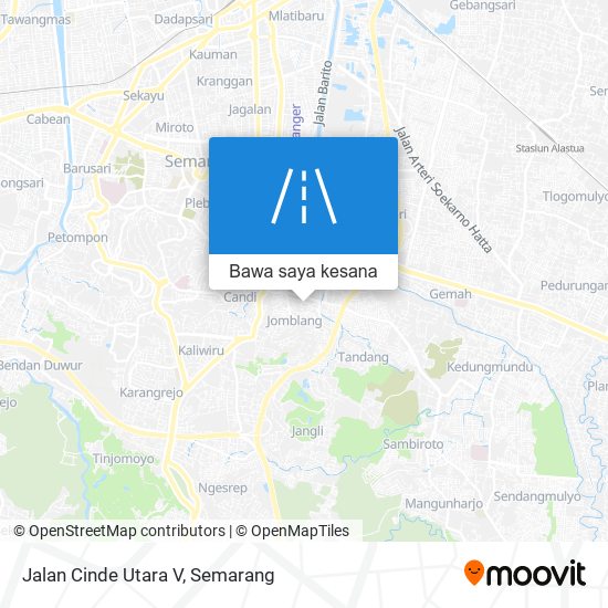 Peta Jalan Cinde Utara V