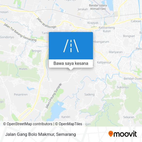 Peta Jalan Gang Bolo Makmur