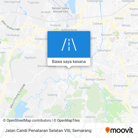 Peta Jalan Candi Penataran Selatan VIII