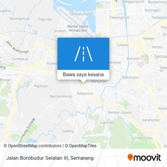 Peta Jalan Borobudur Selatan III