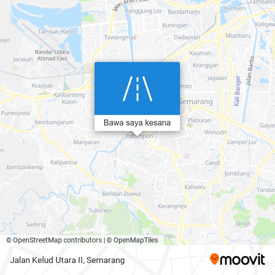 Peta Jalan Kelud Utara II